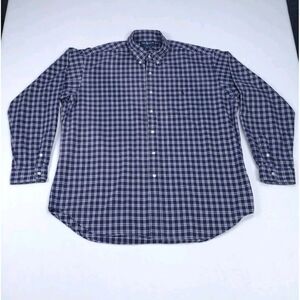 Ralph Lauren Shirt‎ Mens XXL Multicolor Moore Checkered Button Up Flesh Pony